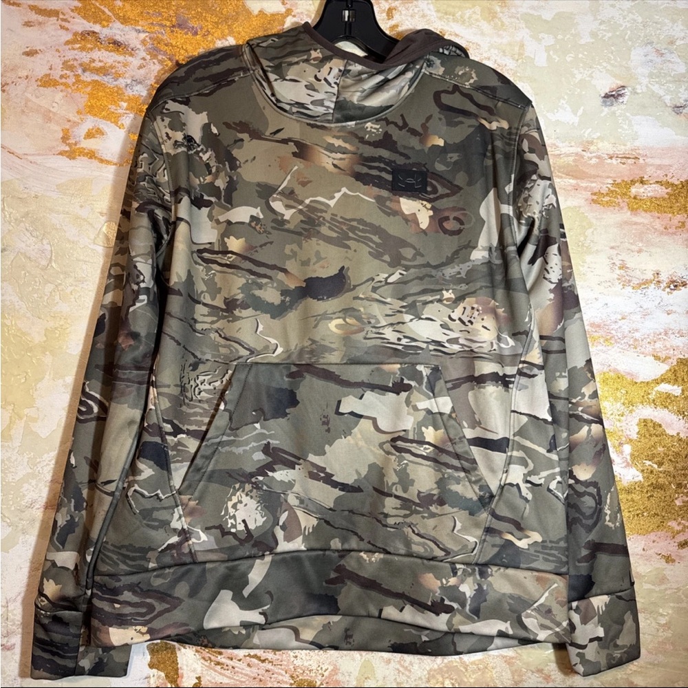Under Armour Women Fleece Storm Kangzip Hoodie UA Forest Camouflage